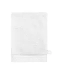 The One Towelling® Bamboo-Cotton Towel with Hanging Loop, Aqua Azure 16 x 21 cm, TH1280 – White