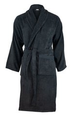 The One Towelling® Bio-Baumwolle Bademantel mit Handytaschen, Anthracite L/XL, TH1350 – Bild 3