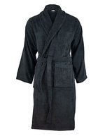 The One Towelling® Bio-Baumwolle Bademantel mit Handytaschen – Anthracite