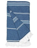 The One Towelling® Recyceltes Hamamtuch mit Streifenmuster – Navy Blue