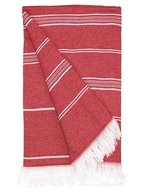 The One Towelling® Recyceltes Hamamtuch mit Streifenmuster – Red