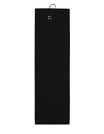 The One Towelling® Golfhandtuch mit Öse, Green 40 x 50 cm, TH1500 – Noir