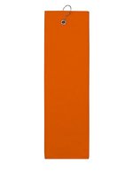 The One Towelling® Golfhandtuch mit Öse, Green 40 x 50 cm, TH1500 – Orange
