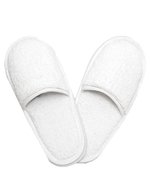 The One Towelling® Hausschuhe aus Baumwolle, White/Anthracite 38/40, TH1700 – Bianco/Bianco