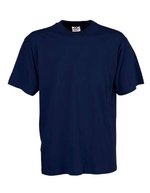 Tee Jays Basic T-Shirt mit 2-lagigem Kragen, Black S, TJ1000 – Blu navy