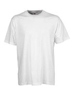 Tee Jays Basic T-Shirt mit 2-lagigem Kragen, Black S, TJ1000 – Bianco