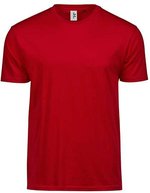 Tee Jays Bio-Baumwolle T-Shirt mit Nackenband, Black XS, TJ1100 – Rosso