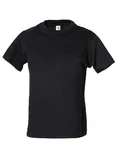 Tee Jays Bio-Baumwoll-T-Shirt mit 2-lagigem Kragen, Dark Grey (Solid) 4/6, TJ1100B – Black