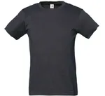 Tee Jays Bio-Baumwoll-T-Shirt mit 2-lagigem Kragen, Black 12/14, TJ1100B – Bild 3