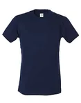Tee Jays Bio-Baumwoll-T-Shirt mit 2-lagigem Kragen, Dark Grey (Solid) 4/6, TJ1100B – Navy