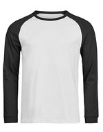UNLABELED Baseball Tee – White/Black