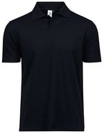 Tee Jays Bio-Baumwoll-Poloshirt mit Flachstrick-Kragen, Black XS, TJ1200 – Bild 2