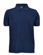 Tee Jays Doppellagiges Polo aus Baumwolle – Navy