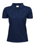 Tee Jays Polo aus gekämmter Baumwolle für Damen – Navy
