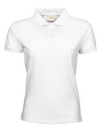 Tee Jays Polo aus gekämmter Baumwolle für Damen – White