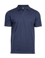 Tee Jays Bio-Baumwolle V-Ausschnitt Polo mit Stretch, Black S, TJ1404 – Bild 3