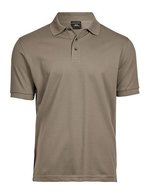Mini-Piqué Polo Shirt mit Elasthan – Clay