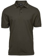 Tee Jays Mini-Piqué Polo Shirt mit Elasthan, Black L, TJ1405 – Dark Olive