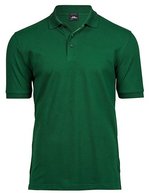 Tee Jays Mini-Piqué Polo Shirt mit Elasthan, Black L, TJ1405 – Forest Green