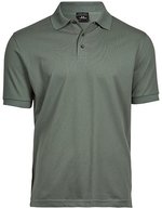 Tee Jays Mini-Piqué Polo Shirt mit Elasthan, Black L, TJ1405 – Leaf Green
