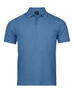 Tee Jays Mini-Piqué Polo Shirt mit Elasthan, Black L, TJ1405 – Ocean Blue