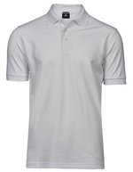 Tee Jays Mini-Piqué Polo Shirt mit Elasthan, Black L, TJ1405 – White