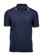 Tee Jays Bio-Baumwolle Stretch Polo mit Kragen in, Black/White S, TJ1407 – Bild 3