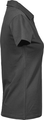 Tee Jays V-Ausschnitt Poloshirt Bio-Baumwolle für Damen, Black M, TJ1409 – Bild 6