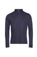 Pima Cotton Long Sleeve Polo – Bild 3