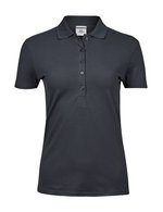 Tee Jays Bio-Baumwoll-Polo mit tailliertem Schnitt, Black S, TJ145 – Bild 3