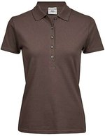 Women´s Luxury Stretch Polo – Chocolate