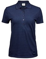 Tee Jays Bio-Baumwoll-Polo mit tailliertem Schnitt, Black S, TJ145 – Jeans