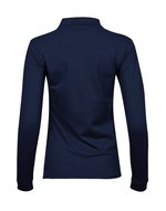 Tee Jays Langarm-Polo aus Bio-Baumwolle mit Stretch, Black S, TJ146 – Bild 4