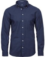 Tee Jays Langarmhemd aus 100% Baumwolle, Pastell – Navy