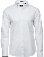 Tee Jays Langarmhemd aus 100% Baumwolle, Pastell – White