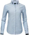 Tee Jays Langarmhemd aus 100% Baumwolle, Shaped Fit, Light Blue XL, TJ4001 – Bild 3