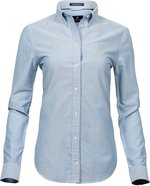 Tee Jays Langarmhemd aus 100% Baumwolle, Shaped Fit, Light Blue XL, TJ4001 – Bild 3