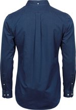 Tee Jays Dunkelblaues Langarmhemd mit Button-Down-Kragen, Indigo S, TJ4002 – Bild 4