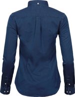 Tee Jays Langarm-Shirt aus Twill mit Button-Down-Kragen, Indigo XS, TJ4003 – Bild 4
