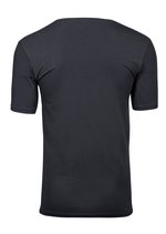 Tee Jays V-Neck T-Shirt aus Baumwolle-Elasthan, Black S, TJ401 – Bild 4