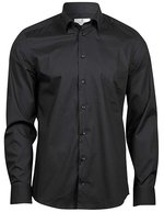 Tee Jays Enganliegendes Herrenhemd mit Stretch-Anteil, Black S, TJ4024 – Bild 2