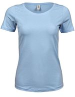 Tee Jays Slim-Fit T-Shirt aus Baumwolle, Black S, TJ450 – Bleu clair