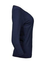 Tee Jays Stretch T-Shirt 3/4 Ärmel für Damen, Black S, TJ460 – Bild 5