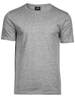 Tee Jays Bio-Baumwoll T-Shirt mit tailliertem Schnitt, Black S, TJ5000 – Heather Grey