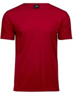Tee Jays Bio-Baumwoll T-Shirt mit tailliertem Schnitt, Black S, TJ5000 – Red