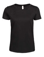 Tee Jays T-Shirt aus Bio-Baumwolle, Slim-Schnitt für Damen, Black S, TJ5001 – Bild 1