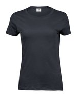 Tee Jays T-Shirt aus Bio-Baumwolle, Slim-Schnitt für Damen, Black S, TJ5001 – Bild 3