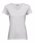 Tee Jays Women´s Luxury V-Neck Tee White XXL (TJ5005) – image 3