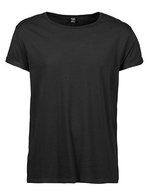 Tee Jays Modisches Roll-Up T-Shirt aus Baumwolle, Black S, TJ5062 – Bild 2