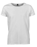 Tee Jays Modisches Roll-Up T-Shirt aus Baumwolle, Black S, TJ5062 – Bianco
